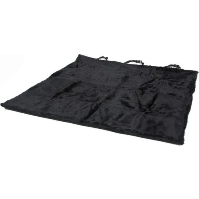 Afbeelding van Foulard / auto kleed teddy zwart 140x140 cm