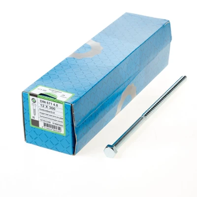 Afbeelding van Houtdraadbouten verzinkt DIN 571 12x300 25 stuks