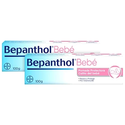 Afbeelding van BEPANTHOL Cul Baby Cream Beschermende Zalf met Pro Vitamine B5 Irritatiecrème Luiercrème Babycrème voor pasgeborenen 2 x 100 g
