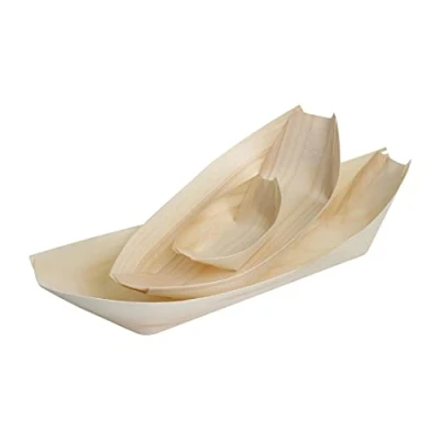 Afbeelding van Fiesta Green biologisch afbreekbare houten bootjes 25cm