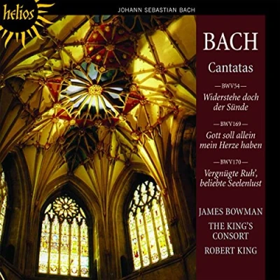 Afbeelding van James Bowman, The King&#039;s Consort, Robert King J.S. Bach: Kantaten 54, 169 &amp; 170 (CD)