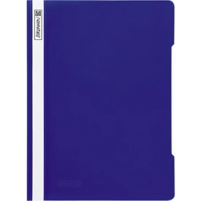 Afbeelding van Brunnen 102011030 snelhechtmappen (A4, van PVC, glashelder omslag) blauw