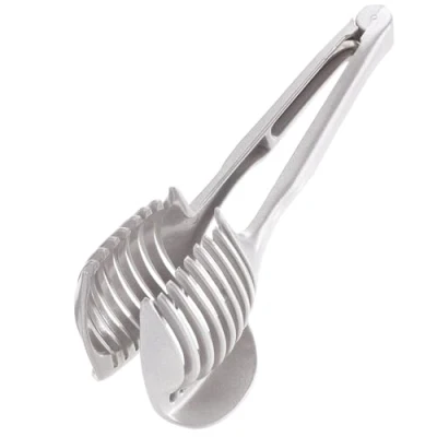 Afbeelding van Westmark Tomatentang/snijhulp, voor regelmatige plakjes, lengte: 18,5 cm, aluminium, tomaat, zilver, 51402260