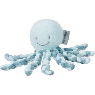 Afbeelding van Nattou Octopus Lapidou Knuffel 23 cm Muntgroen