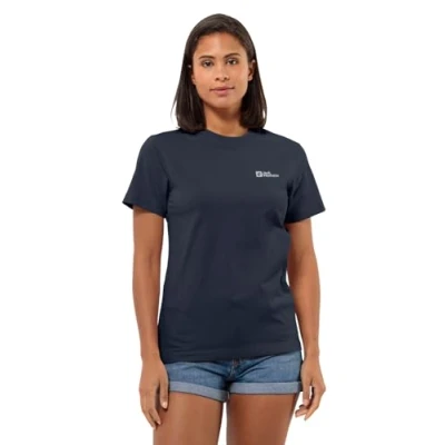 Afbeelding van Jack Wolfskin Essential T W Tshirt basic, Dames, Maat: Large, Night blue