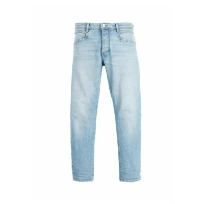 Afbeelding van CHASIN&#039; Helyx Stride Straight leg jeans, Heren, Maat: 28x32, Light blue