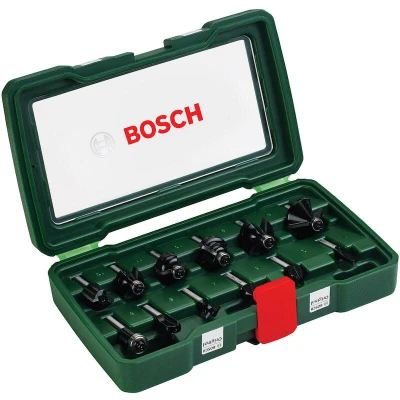 Afbeelding van Bosch Houtfrezen 12 delig 8 mm schacht