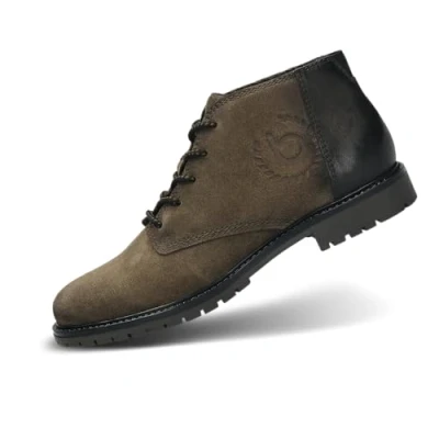 Afbeelding van bugatti Veterboots, Heren, Maat: 46, Groen Leer