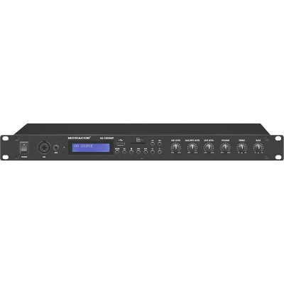 Afbeelding van Monacor SA 130DMP PA versterker RMS vermogen per kanaal op 4 Ω: 70 W