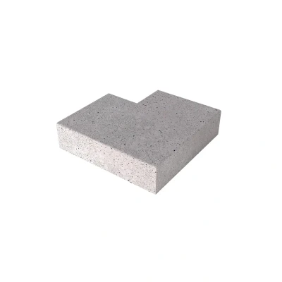 Afbeelding van Massief hoek buiten Grijs 60/60 x 37 15 cm Gardenlux