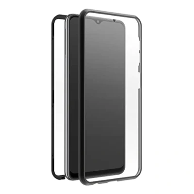 Afbeelding van Hama 360 Glass mobiele telefoon behuizingen 16,5 cm (6.5&quot;) Hoes Zwart, Transparant