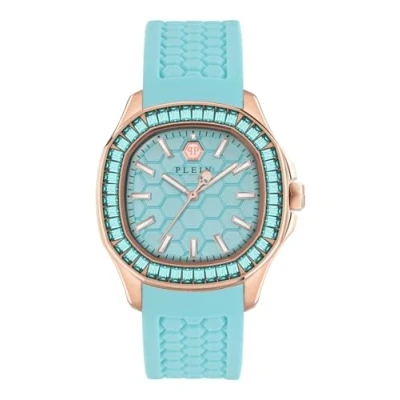 Afbeelding van Philipp Plein $pectre Lady PWTAA0323 Horloge Siliconen Groen Ø 38 mm