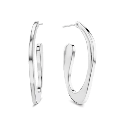 Afbeelding van Calvin Klein Harmonious Connection Oorbellen silvercoloured, Dames, Maat: One Size, Silver coloured