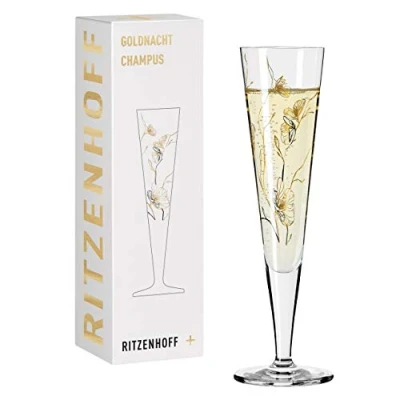 Afbeelding van Ritzenhoff Goldnacht 1078277 champagneglas, 205 ml, meerkleurig