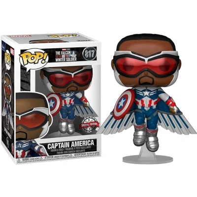 Afbeelding van Funko Pop! Falcon and the Winter Soldier Captain America #817 Special Edition [7.5/10]