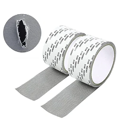 Afbeelding van CENRONG Raamreparatie, 2 rollen plakband reparatie muggennet glasvezel raamreparatieset, voor ramen insecten