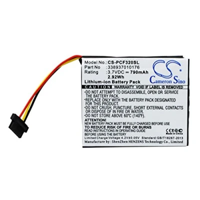 Afbeelding van vhbw Li Ion batterij 790mAh (3,7V) compatibel met Pioneer AVIC F320BT, CXE2188 vervanging voor 338937010176