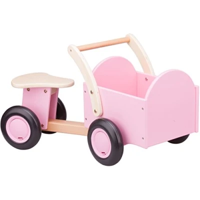 Afbeelding van New Classic Toys Houten Bakfiets Roze