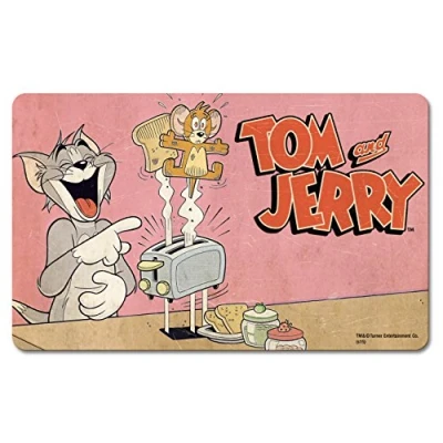 Afbeelding van Logoshirt Tom und Jerry Toasted ontbijtplank, origineel gelicentieerd motief