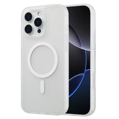 Afbeelding van imoshion Hoesje Geschikt voor iPhone 16 Pro Max Color Guard Backcover MagSafe Wit