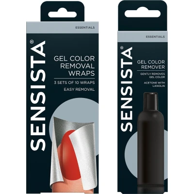 Afbeelding van Sensista ReMove Over Set Gellak Gel Polish Wraps en aceton Voordeelset