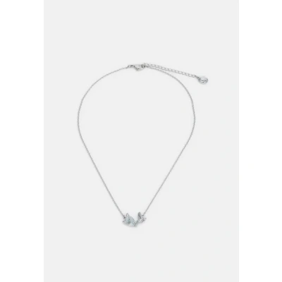 Afbeelding van Swarovski dames MP LILIA NECKLACE S BLU/RHS in de kleur Zilver