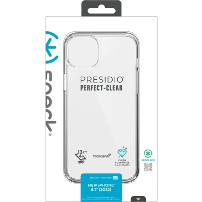 Afbeelding van Speck Presidio Perfect Clear Apple iPhone 14 Plus/15 Plus with Microban