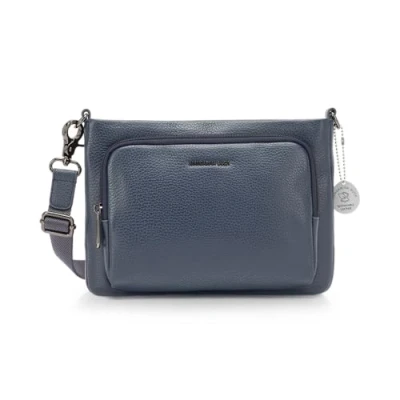 Afbeelding van Mandarina Duck Mellow Leather Crossover voor dames, Jurk blauw, Blauw