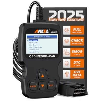 Afbeelding van ANCEL AD310 Universele OBD II automotorscanner, zwart