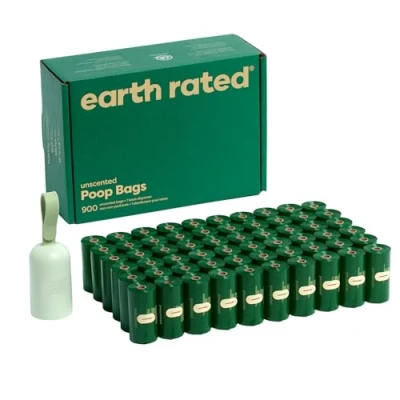 Image de Earth Rated Porte sac à déchets pour chiens avec sacs chiens, durable et garanti étanche, non parfumé, 1 ancien distributeur 900