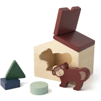 Afbeelding van Trixie MR. Monkey Houten speelgoed voor kinderen, Maat: One Size, Multi coloured