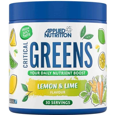 Afbeelding van Applied Nutrition Critical Greens With Taste 150gr Lemon Lime