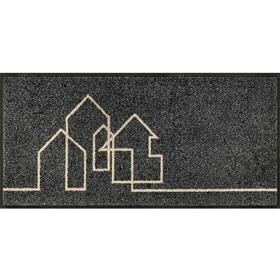 Afbeelding van wash+dry Linestreet Deurmat, wasbaar, 35 x 75 cm, voor binnen en buiten