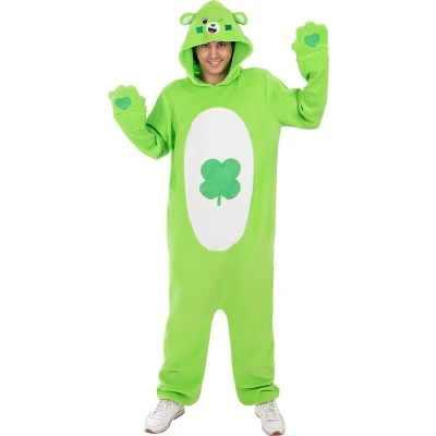 Afbeelding van Funidelia Good Luck Bearkostuum Troetelbeertjes voor vrouwen en mannen Tekenfilms, Care Bears, Beer Kostuum Volwassenen Accessoire verkleedkleding rekwisieten Halloween, carnaval &amp; feesten Maat S M Groen