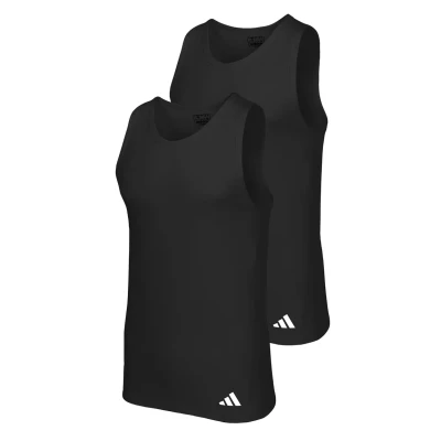 Afbeelding van adidas Sportswear Ergonomic TANK 2PK Hemd, Heren, Maat: Large, Black
