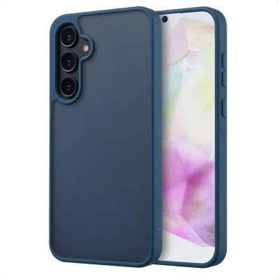 Afbeelding van imoshion Hoesje Geschikt voor Samsung Galaxy A35 Color Guard Backcover Donkerblauw