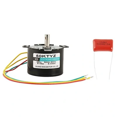 Afbeelding van XD 50KTYZ motor met Lage snelheid, AC 220 V, 5 50 omw/min. geluidsarme motor, grote krachtmomentmotor, synchrone CW/CCW (5 rpm)