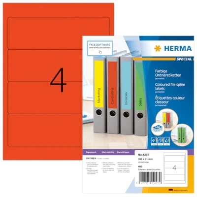 Image de HERMA Special étiquettes de dossiers opaques 400 étiquette(s)