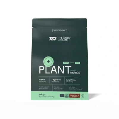 Afbeelding van Green Athlete Whey plant protein choco bio 900g