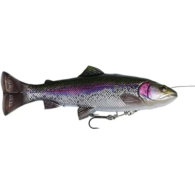 Afbeelding van Savage Gear 4D Line Thru Pulsetail Trout SS 16cm Rainbow (51g) Swimbait