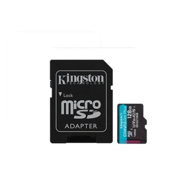 Image de Kingston Canvas Go! Plus microSDXC 128GB + Adaptateur De Carte SD
