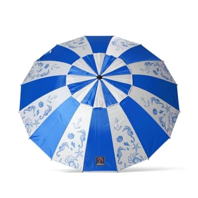 Afbeelding van Strandparasol Blauw Ø 220 cm SPF50+ Navy