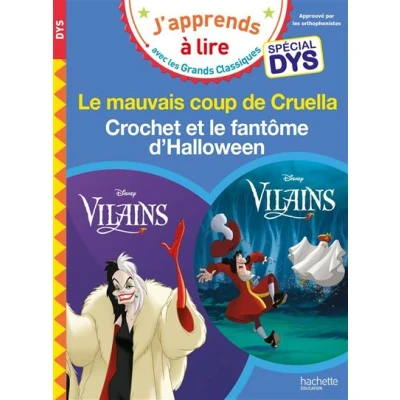 Image de Disney Vilains Cruella / Crochet et le fantôme d&#039;Halloween Spécial DYS (dyslexie)