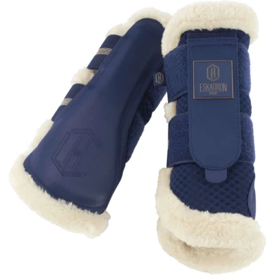 Afbeelding van Eskadron Beenbeschermers Mesh Fauxfur Heritage Blauw