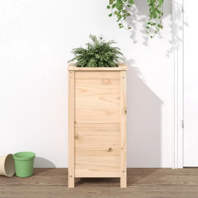 Afbeelding van Plantenbak 40x40x78 cm massief grenenhout
