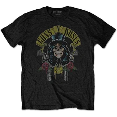 Afbeelding van Guns N&#039; Roses Slash 85 Heren T shirt L Zwart