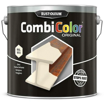 Afbeelding van CombiColor Hoogglans Parelwit RAL 1013 art. nr. 7341 25 liter