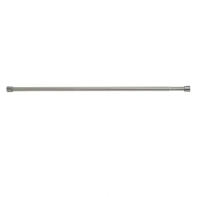 Afbeelding van IDesign Douchegordijnstang Zilver 64 x 2,9 cm L64 B2.29 H0.90
