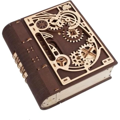 Image de Puzzle 3D 263 pièces Ugears Book of secrets en bois
