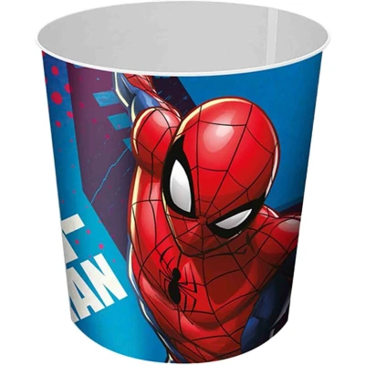 Afbeelding van Spiderman Prullenbak Rood/Blauw 8435507851695